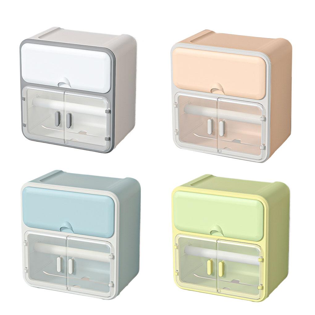 Прозрачный ящик для хранения для ванной комнаты, сильная несущая способность, органайзер для хранения в ванной комнате