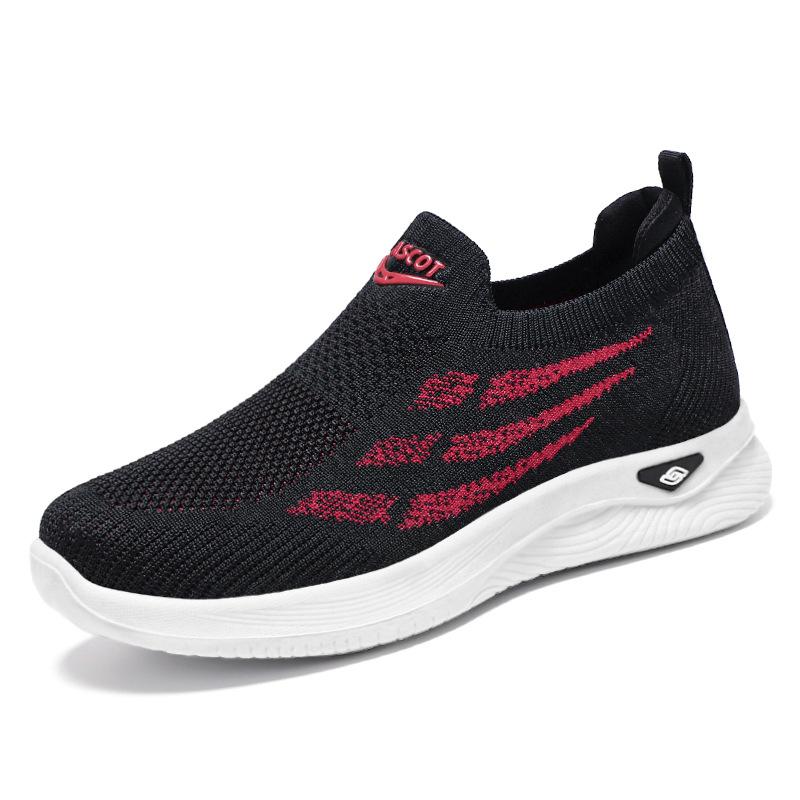 Женская обувь, осень 2023, новые полиуретановые туфли для пожилых людей, спортивная обувь, легкая обувь без шнуровки для отдыха для пожилых людей