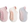 Salute Children's Non-slip Socks 3 Foot Set, Korean Baby Products