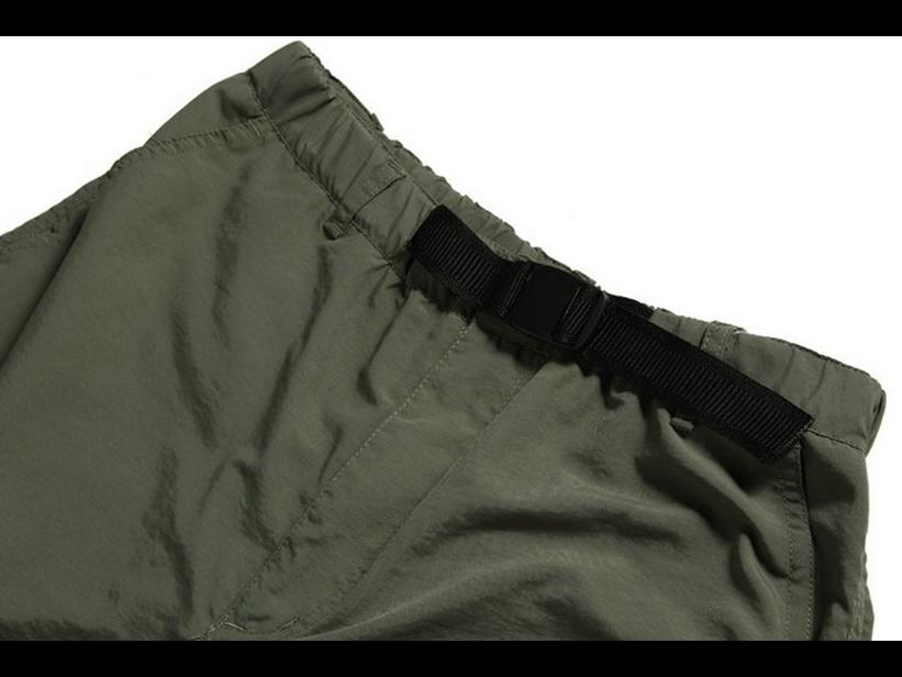 Мужские быстросохнущие уличные брюки и съемные шорты с защитой от солнца и вышитым логотипом