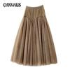 Women's Skirt Pleated Puffy Skirt Mesh Half-body Skirt Spring Autumn and Winter Fashionable Skirt