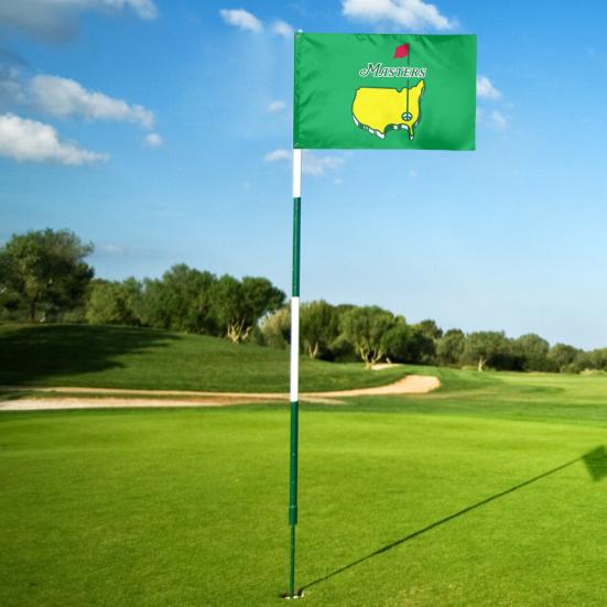 Флаг для турнира по гольфу Отличный профессиональный 3x5 футов Зеленый флаг для гольфа Флаг для турнира по гольфу Зеленый флаг Аксессуары для гольфа