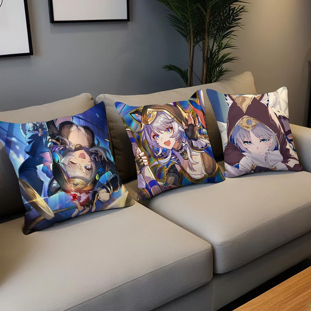 Игра милый Honkai Star Rail Шифр наволочка Удобная мягкая Наволочка для дивана Гостиная Домашний декор Защитные чехлы