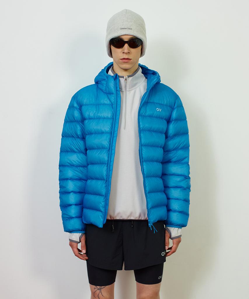 OUTDOOR VOICES Technol-Ov Ultra Lightweight Down Jacket (Blue)