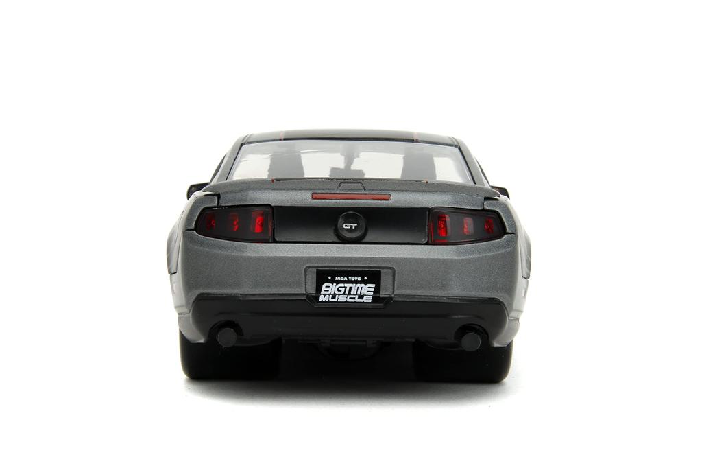 Big Time Muscle 2010 Ford Mustang GT литой автомобиль игрушки для детей и взрослых 124 (Угольно-серый)