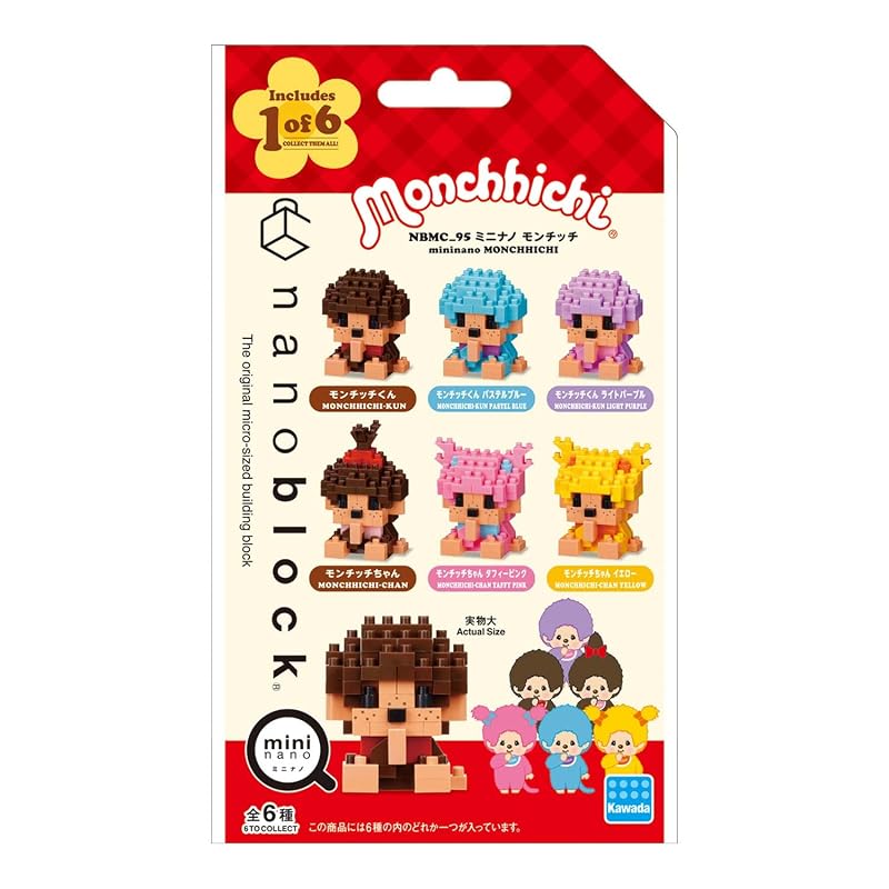Kawada Nanoblock Мини Нано Мончхичи (BOX) NBMC_95S