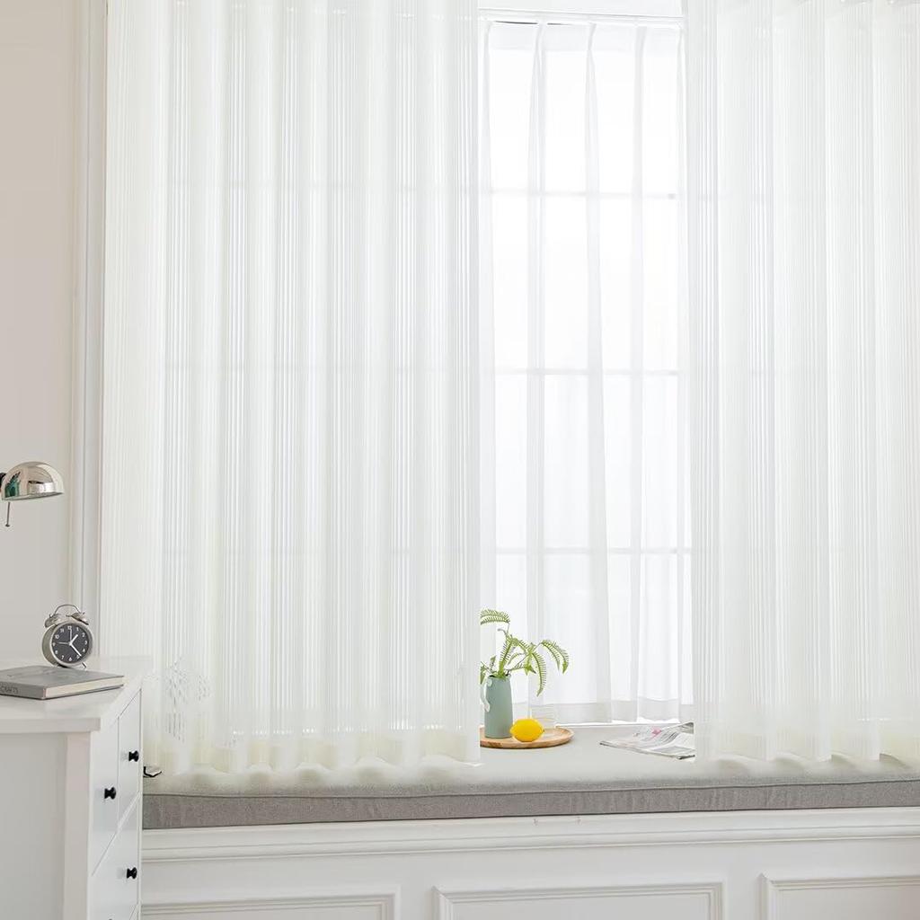 YKFN Кружево Трудно Просвечивающее Даже при Ширине 100 см x 100 см Комплект Кружева Энергия УФ Тепло Плотное Скандинавский Регулируемый Простой Идеально для Эркерных Окон и Маленьких