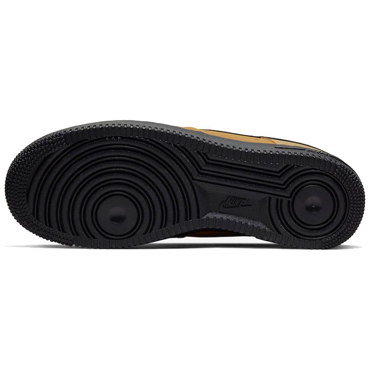 Nike Черные кроссовки унисекс Air Force 1 Low Wheat Tan Midnight-Navy BQ4326-700