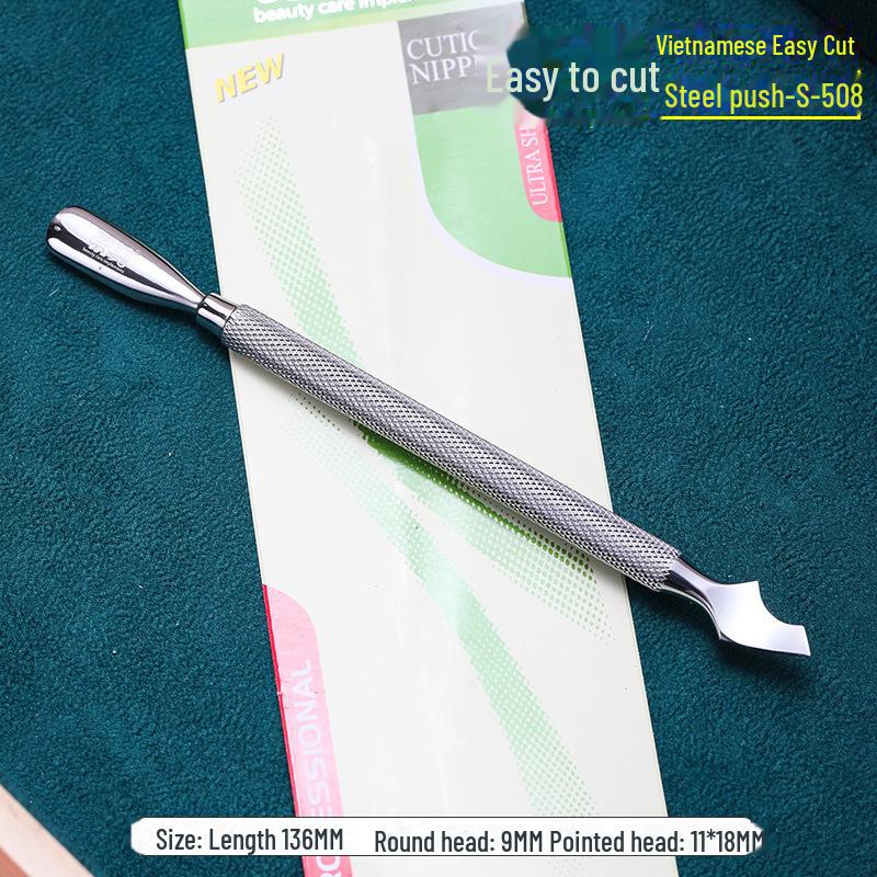 Nail Care Set: Cuticle Scissors, Manicure Files, Steel Push, Pedicure Knife, Nail Scissors for Home & Salon