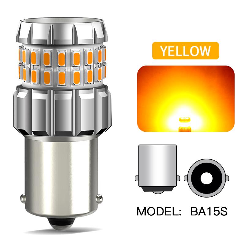 2 шт. 1156 BA15S P21W Дневные ходовые огни BA15S, P21W S25 1073 1093 1129 3497 7506 7527 Белый/Желтый/Красный Canbus 1500 лм Светодиодные лампы
