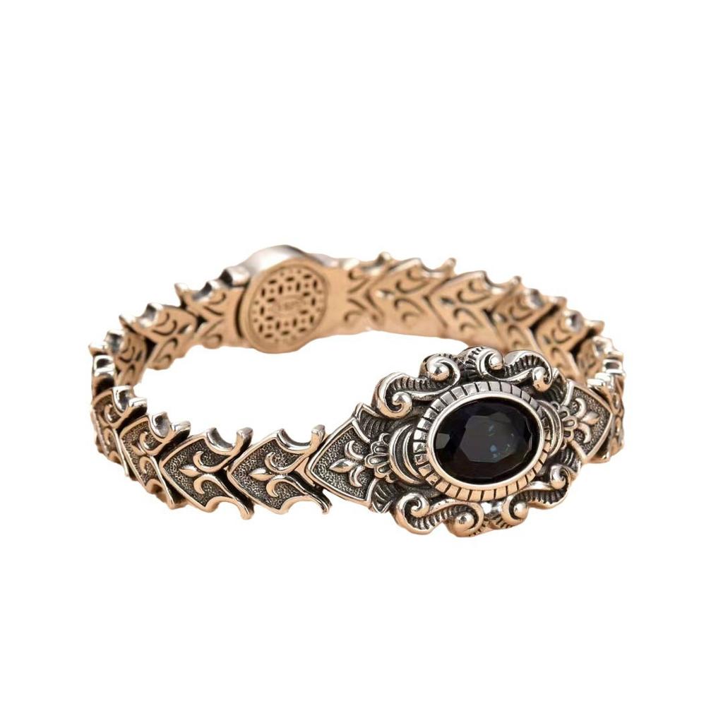 Узор из травы Тан в стиле ретро, простой персонализированный браслет, модный браслет в стиле крест-накрест с изображением корабля и якоря