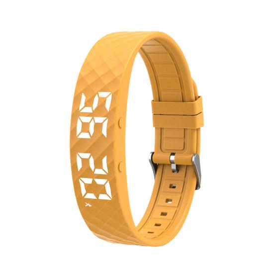 Вибрирующий будильник-часы для крепко спящих, бесшумное пробуждение, умный браслет для мужчин и женщин, регулируемый носимый вибрационный браслет на запястье