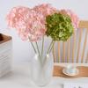 Real Touch Faux Hydrangea Flower 27" Large Fake Silk Hydrangea with Long Stem for Vase Wedding Party Centerpiece Home Table Decor