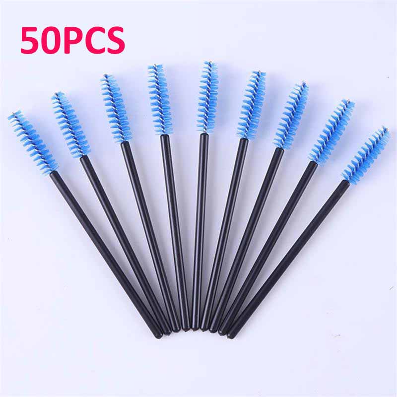 50 шт. одноразовая спиральная щеточка для ресниц, щеточка для бровей, расческа для наращивания ресниц, инструмент для макияжа, дорожный бизнес, портативный