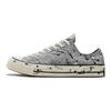 Кроссовки унисекс Chuck 70 Low Archive Paint Splatter Grey Ash-Stone Black A01172C