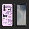 Чехол для телефона Kuromi Melody для Samsung Note 10 Lite 20 Ultra M04 M13 M32 4G M14 M33 M34 M42 M52 M53 M54 M55 5G M11 M12 M21 M31 M51