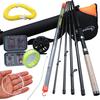 Fly Fishing Rod and Reel Fishing Line Fishing Bait Fly Fishing Rod Bag Set  Feeder Fishing 