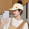 Letter Solid Color High Ponytail Baseball Cap Sports Golf Tennis Sunscreen Hat