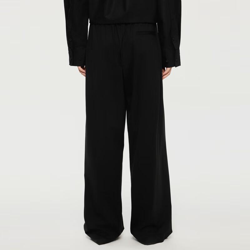 JNBY Women's 2024 Autumn Loose Wide-Leg Pants