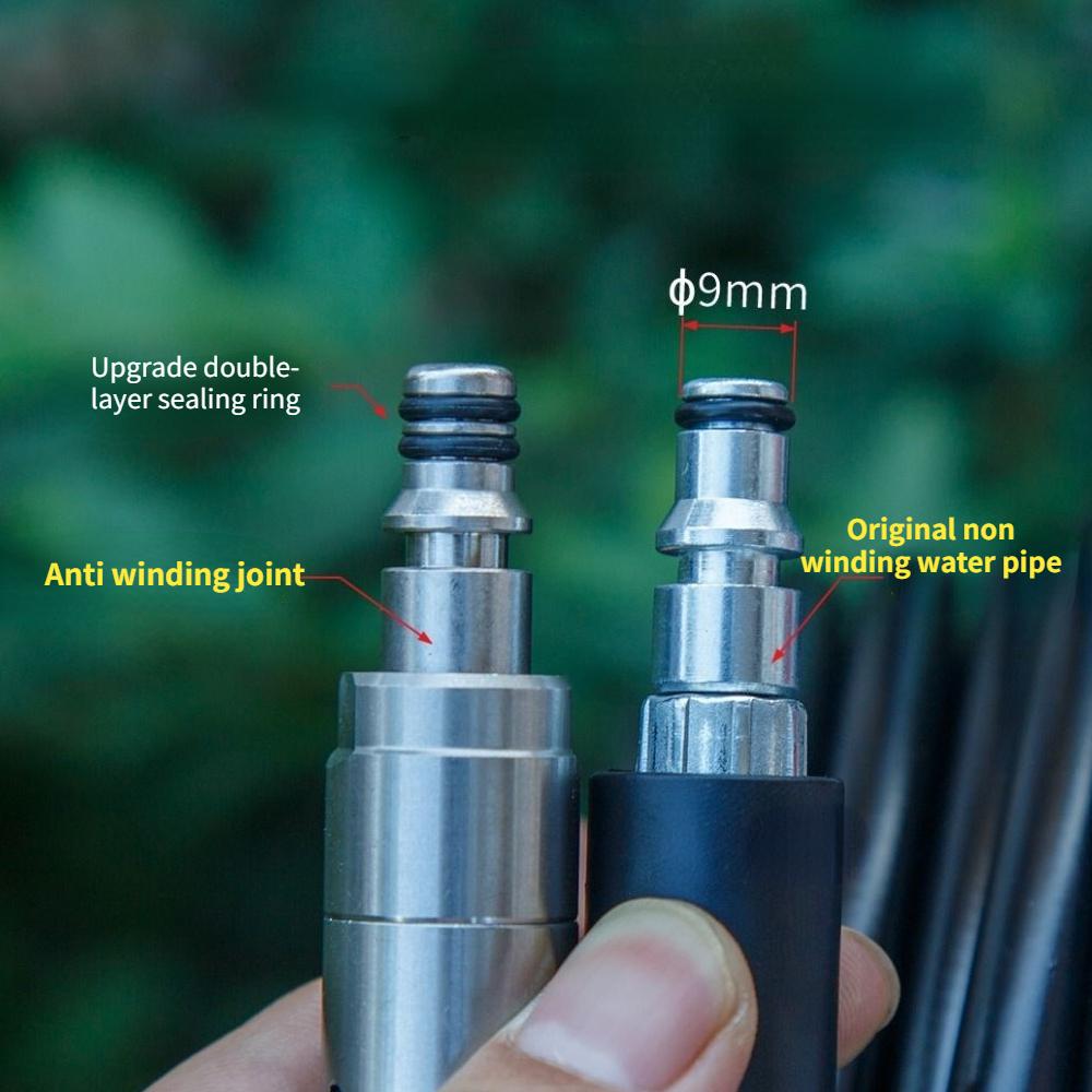 Anti Tangle Adapter Quick Connection High Pressure Water Gun Drain Pipe for Karcher Bosch Lavor Accessories High Pressure Washer