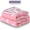 Six-Layer Cotton Gauze Baby Blanket: Swaddle, Bath Towel, or Summer Quilt Cover