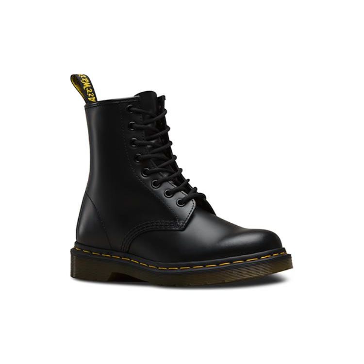 Доктор. Ботинки Martens 1460 Classic из гладкой кожи, 8 люверсов, унисекс, черные 10072004