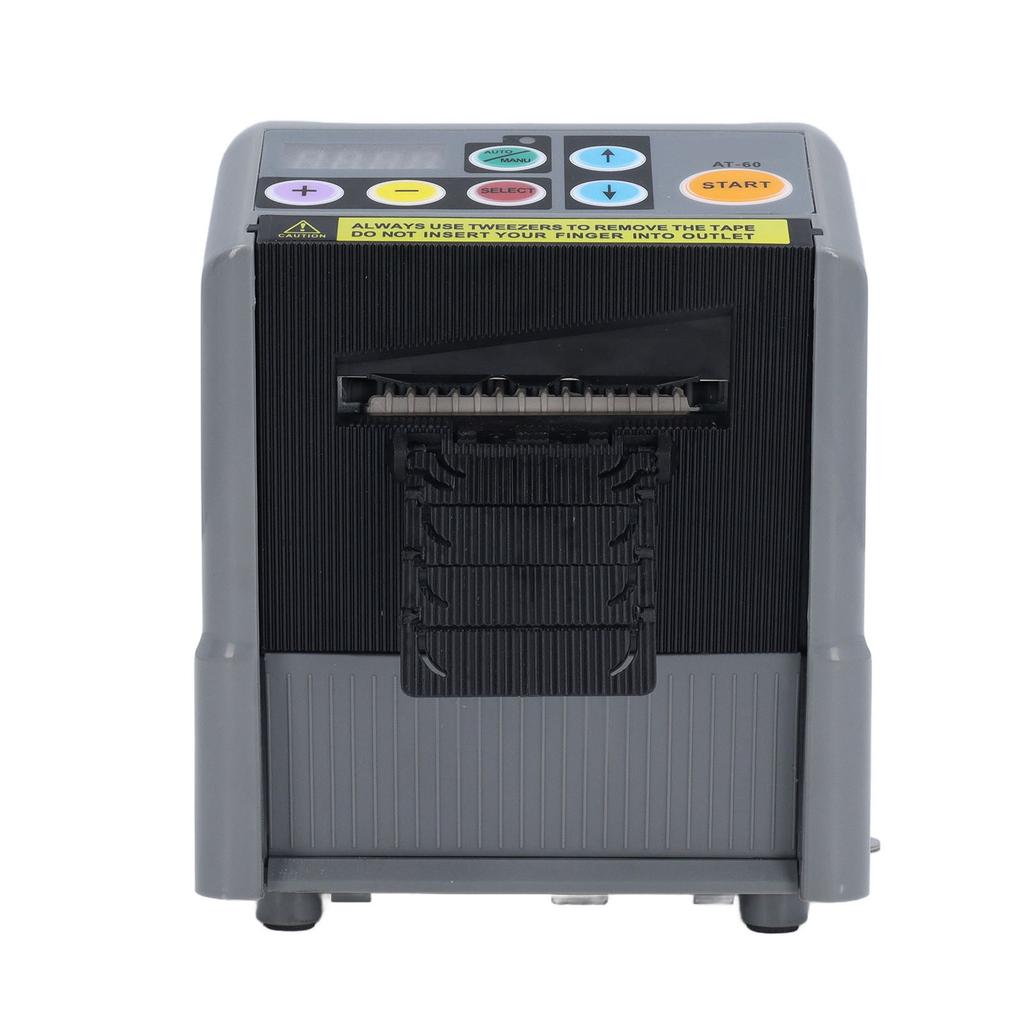 Automatic Tape Dispenser Electric 6 to 60mm Cutting Width 999m Cutting Length Ribbon Cutting Machine EU Plug 220‑240V