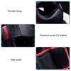 Full Covered Kick Boxing Helmets PU Leather Training Sparring Headgear Helmets Martial Art Headgear Protector Enduring  black red