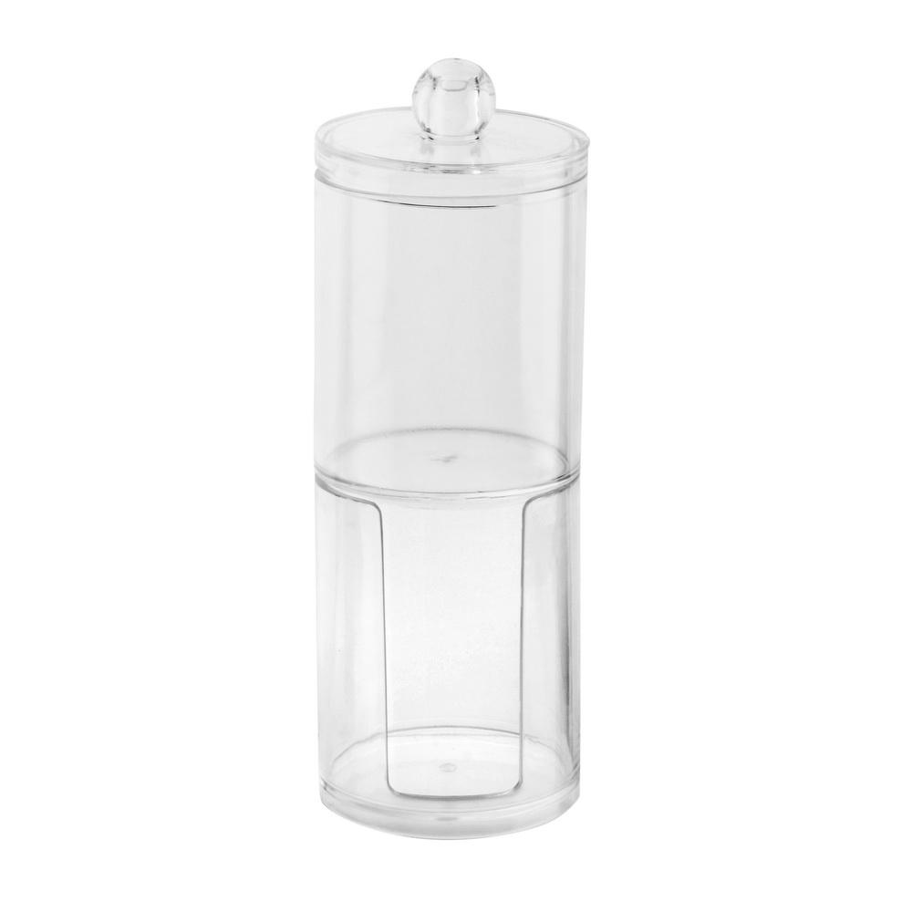 Косметический органайзер для ватных дисков, контейнер для ювелирных изделий, акриловый дорожный футляр для хранения косметики, многофункциональный ящик для хранения всякой всячины