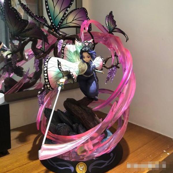 Demon Slayer Kochou Shinobu Аниме Фигурка Игрушки 36 см ПВХ Фигурки Игрушки Kochou Shinobu Коллекция Модель Кукла Подарок