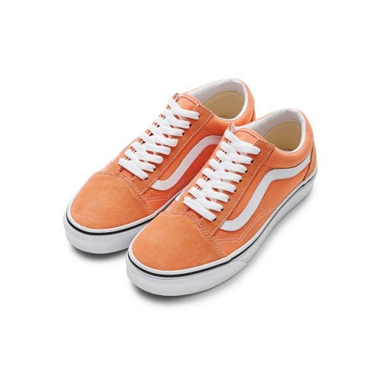 Vans Old Skool Low Top Skate Shoes Women Sneakers Orange VN0A38G19GC