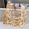 3D Деревянный Пазл Мраморные Горки Механические Пазлы Самостоятельная Сборка Игрушка STEAM Обучающие Игрушки Наборы для Сборки Моделей для Детей Взрослых Подарок