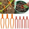 100Pcs 50/65MM Plant Stem Fix Clips Vine Plant Stolon Fixator Strawberry Watermelon Agriculture Clamp Garden Plants Support