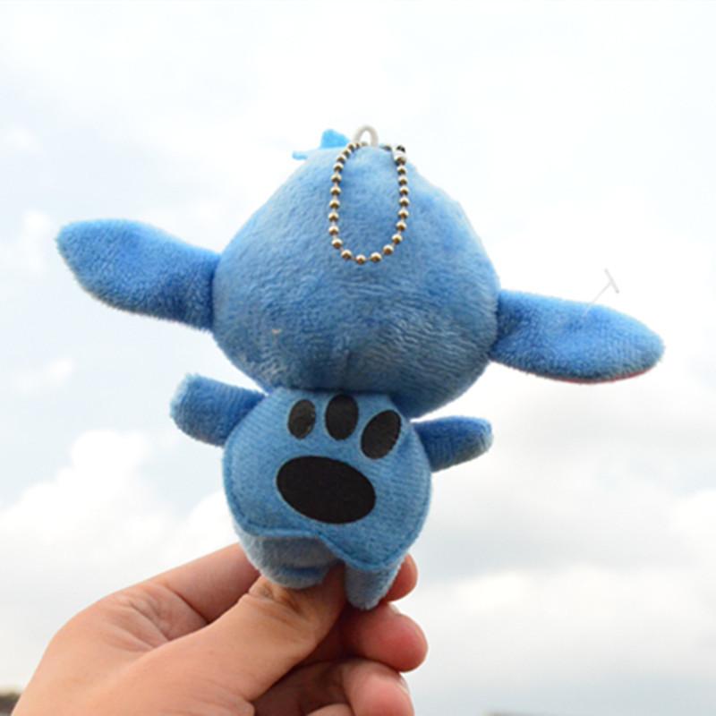 Очаровательная мини-плюшевая игрушка Стич с мягким наполнителем из полипропиленового хлопка и милым брелоком