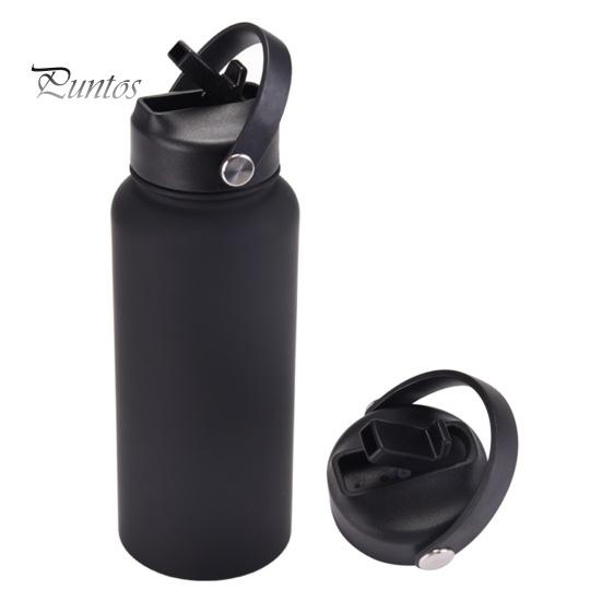 1000ml Stainless Steel Water Bottle with Straw BPA-Free Leak-Proof Insulated 24 Hours Cold 12 Hours Hot Sport Bottle