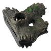 Artificial Resin Hollow Tree Trunk Holes Wood Hideout Shrimp Shelter Fish Hiding  Fish Tank