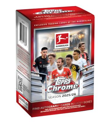 Topps Хромированная Value BOX Бундеслиги 2025-26