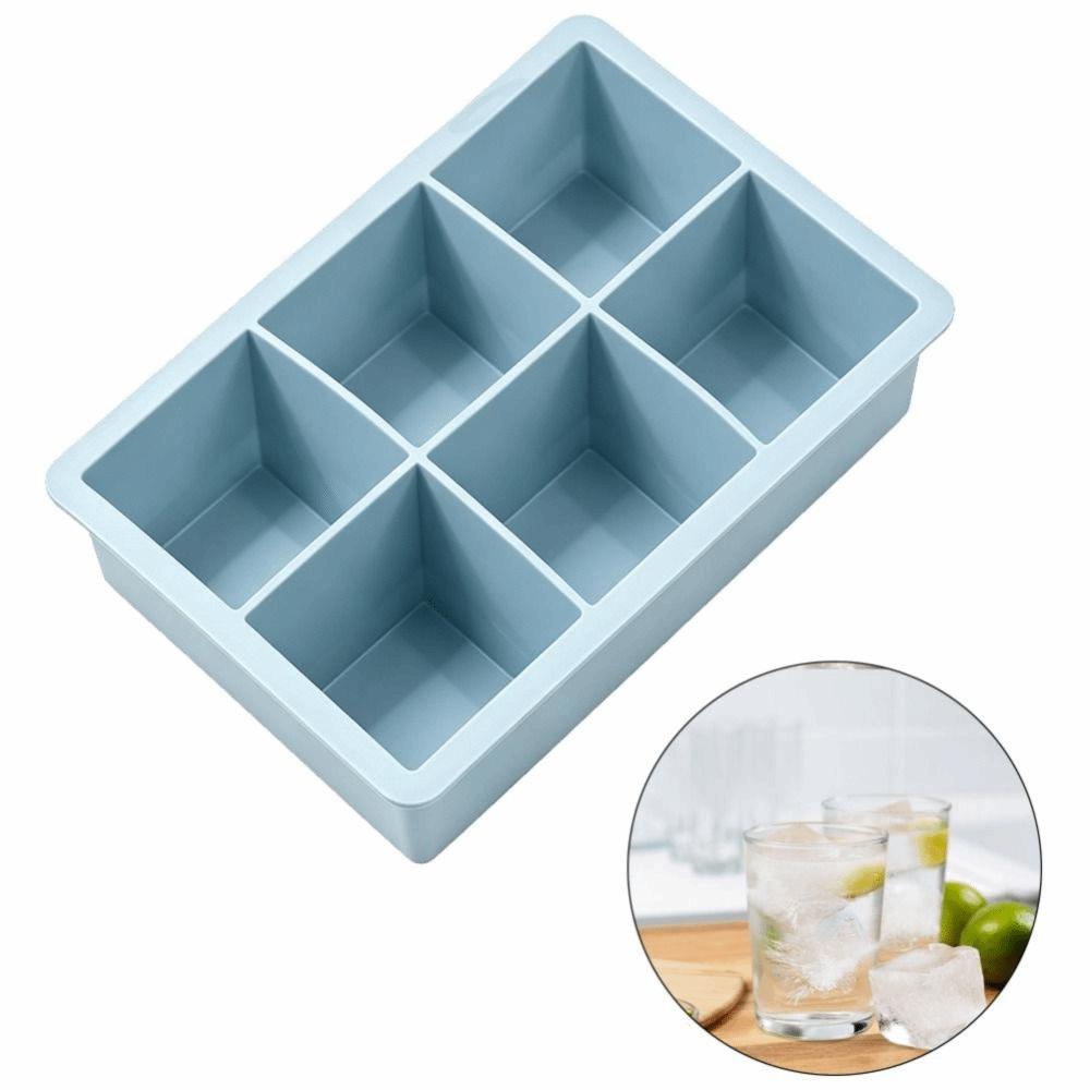 2 pcs Leak Proof Ice Cube Maker Silicone Chocolate Candy Mold Ice Cube Tray  Cocktails Making