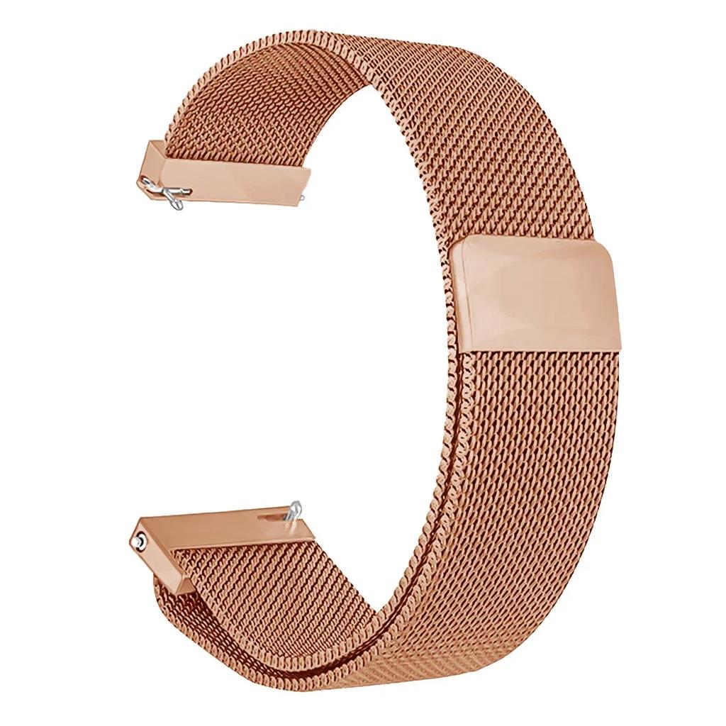 20mm/22mm  Magnetic Milanese Strap for Samsung Galaxy Watch 7 6 5 4 40 44mm Gear S3 Stainless Steel Band for Huawei GT5 Bracelet