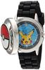 Pokemon Men's Casual Watch Quartz Metal & Silicone Black (Model Number: POK9025)