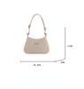 New commuting solid color armpit bag crossbody bag simple and fashionable shoulder bag temperament women's handbag