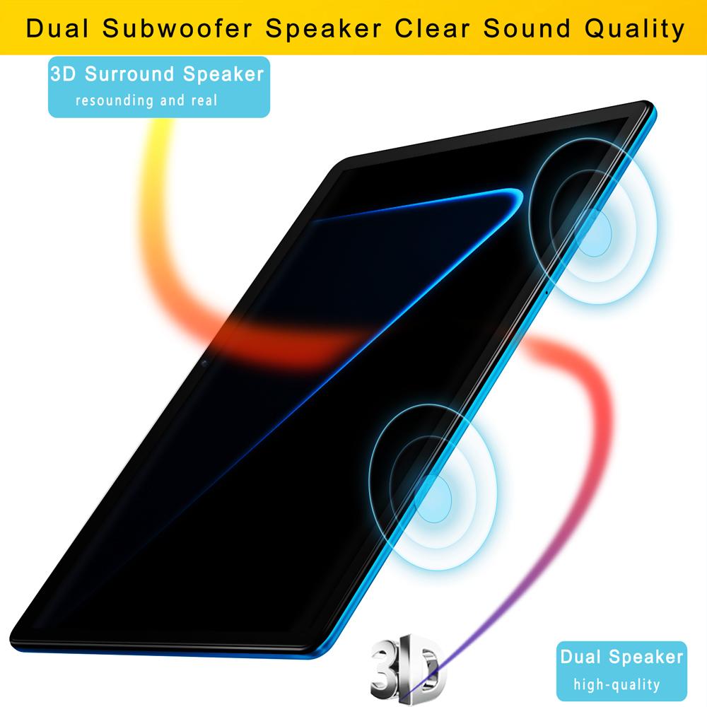 BDF 4 ГБ+64 ГБ 10,1-дюймовый Bluetooth 5000 мАч Планшет Android11 ПК