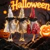 Halloween Table Centerpiece Witch Doll with Bells And Sequins, Fabric Hanging Festive Decor Decoration for Tree, Party, Home, Window Reusable