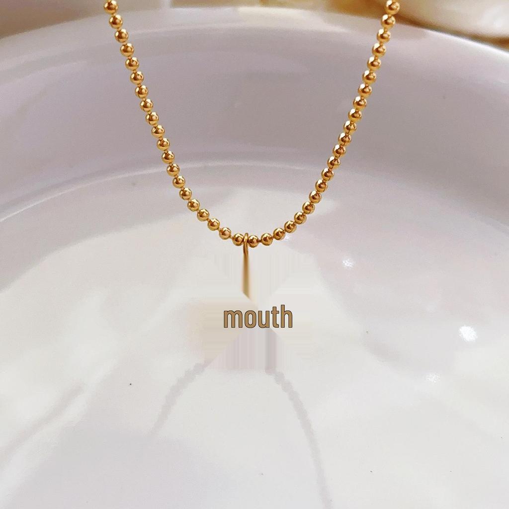 Позолоченная 18-каратным золотом титановая стальная цепочка с подвеской из ракушки - Универсальный, стильный и прочный дизайн для женщин