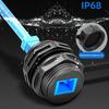 Водонепроницаемый IP68 LC Оптоволоконный Соединитель Адаптер Разъем для Панельного Монтажа С Пылезащитной Крышкой Для Использования В Наружных Центрах Обработки Данных