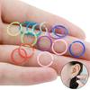 30 шт./кор. женские винтажные круглые серьги-кольца из смолы, цветные, антиаллергенные, стерильные, пластиковые, маленькие, серьги-гвоздики