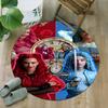 1pc Descendants The Rise of Red2 Print Round Carpet Chair Round Carpet Suitable for Bedroom Living Room Home Decorative Carpet