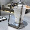 Подходит для iPhone17Pro синий маленький бантик-сердечко космический чехол для телефона Apple 16 прозрачный 15/14 поколение
