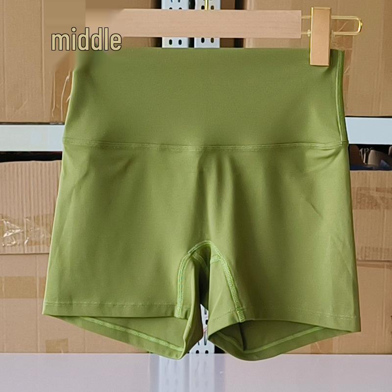 Женские шорты для йоги с высокой посадкой, нейлон, облегающие, высокая эластичность