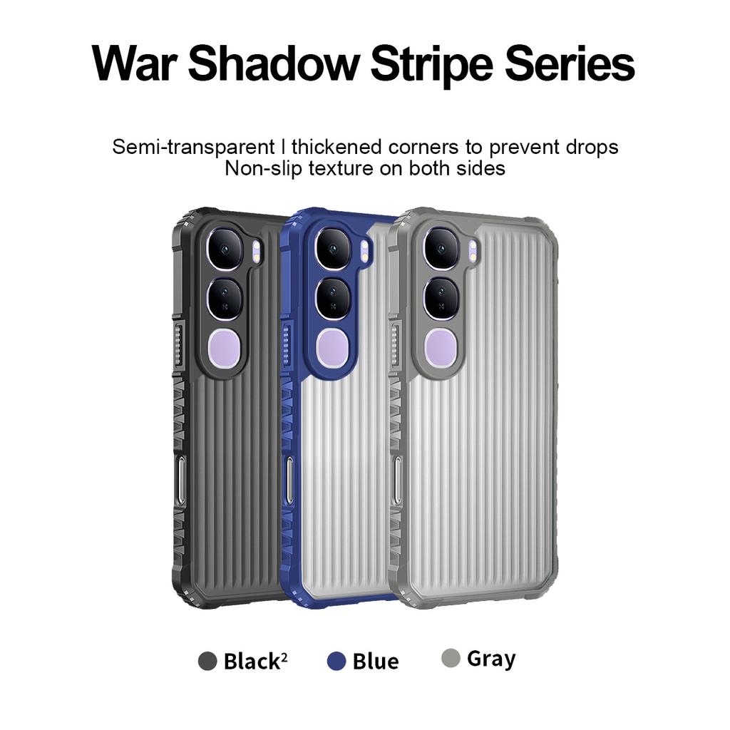 Броневой противоударный чехол для телефона для Vivo V60 V50 V40 Lite V30 Pro V29 V27 V25 V23 V50E V25E Защитная крышка с жесткой задней панелью